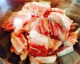 Hình bước làm 1 của món Thịt ba chỉ Nhật kho mắm tôm Việt