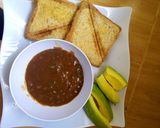 A picture of step 6 of Oxtail soup and Bread.