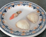 Foto del paso 1 de la receta Ensalada de vieiras con aliño de su coral
