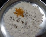 A picture of step 1 of Gujarati Jeera Thepla & Potato Curry (Bateta nu Shak).