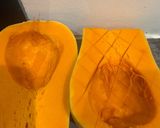 A picture of step 1 of Stuffed butternut squash.