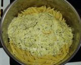Cukkinis penne recept fázis 5 fotója