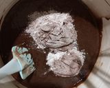 Foto langkah ke 3 dari resep Brownies fudgy sekat.