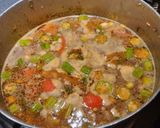 A picture of step 11 of Cajun Gumbo.
