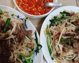 Hình bước làm 4 của món Phở xào