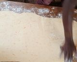 A picture of step 4 of Carrot chapati.