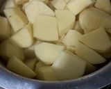 A picture of step 1 of D shape samosa.