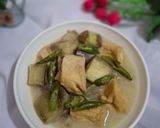 Foto langkah ke 6 dari resep Jangan Lombok Ijo Terong Tahu.