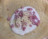 Une image de l'étape 3 de Crêpes salées sans gluten :jambon/fromage/béchamel.