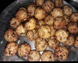 A picture of step 4 of Leftover Chapati Manchurian.