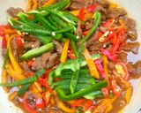 A picture of step 5 of Shredded Beef Soup.