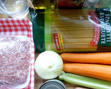 Foto del paso 1 de la receta: Espaguettis con salsa de carne 