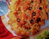 A picture of step 9 of Leaf shape pizza 🇮🇹.