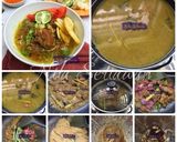 Foto langkah ke 16 dari resep Soto Daging Sapi Bening/ Santan.