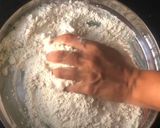 A picture of step 1 of Lilva kachori (tuvar kachori).