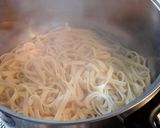 Foto del paso 4 de la receta: Fettuccini con salsa Alfredo y jamón