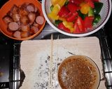 A picture of step 1 of Mishkaki #15minutesorlesscooking.