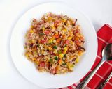 Foto langkah ke 5 dari resep Nasi Goreng Hongkong.