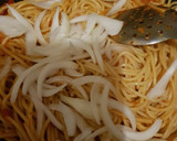 Stir fry onion pasta (spaghetti)matakin girki3 hoto