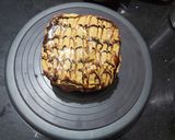 A picture of step 8 of Dalgona Mocha cake.