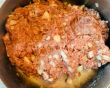 A picture of step 2 of Beef Pancakes.