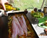 Foto del paso 3 de la receta: Merluza grillada con verduras y muzarella