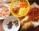 Hình bước làm 3 của món Vịt hồ lô (vịt nhồi xôi)