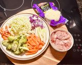 A picture of step 1 of American Chinese Chicken Chopsuey.