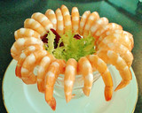 Foto del paso 4 de la receta: Fuente de langostinos cocidos, con mayonesa de azafrán