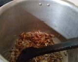 A picture of step 1 of Lotus with spinach.