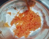 A picture of step 2 of Raw papaya Roti.