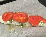 Foto del paso 2 de la receta Bacalao en papillote con queso feta, hierbabuena y tomate