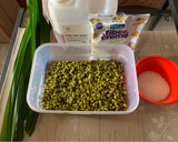 Foto langkah ke 1 dari resep 6. Jus Kacang Hijau Less Sugar.