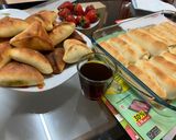 صورة لخطوة 3 من وصفة معجنات هشة ومحشية ❤️
