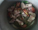 Hình bước làm 1 của món Xương hầm bí