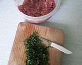 Foto del paso 4 de la receta: Tortitas de carne y avena, con guarnición de nopales sin baba