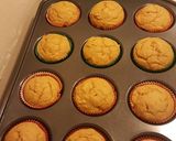 A picture of step 2 of Pumpkin cupcakes.