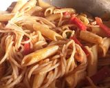 A picture of step 6 of Spaghetti with pasta.