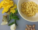 A picture of step 1 of Coriander Chutney.