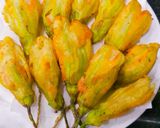 Hình bước làm 5 của món Bông Bí Nhồi Giò Sống Chiên Giòn