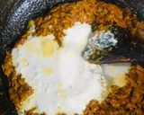 A picture of step 5 of Punjabi Dum aloo with fenugreek leaves.