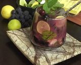 A picture of step 3 of Black Grapes Vineyard Mojito Mocktail.