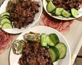 Hình bước làm 1 của món Xôi đậu đen hấp nồi cơm điện