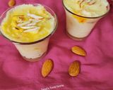 A picture of step 4 of Shahi saffron phirni.