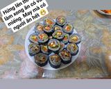 Hình bước làm 7 của món Cơm cuộn Hàn Quốc (kimpap) ♥