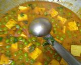 A picture of step 6 of Matar tofu.
