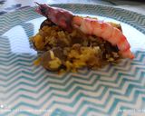 Foto del paso 9 de la receta: Arroz con gambas rojas y setas