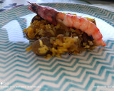 Foto del paso 9 de la receta: Arroz con gambas rojas y setas
