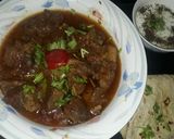 A picture of step 8 of Mutton masala handi.