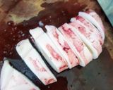 Hình bước làm 2 của món Mực ống hấp gừng